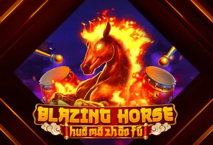 The New Blazing Horse Slot at Golden Euro Casino!