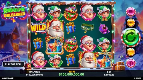 Rudolph Unleashed slot game screenshot